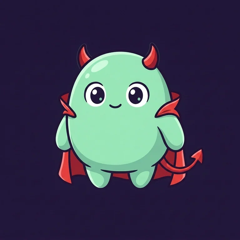 The mascot as a Devil